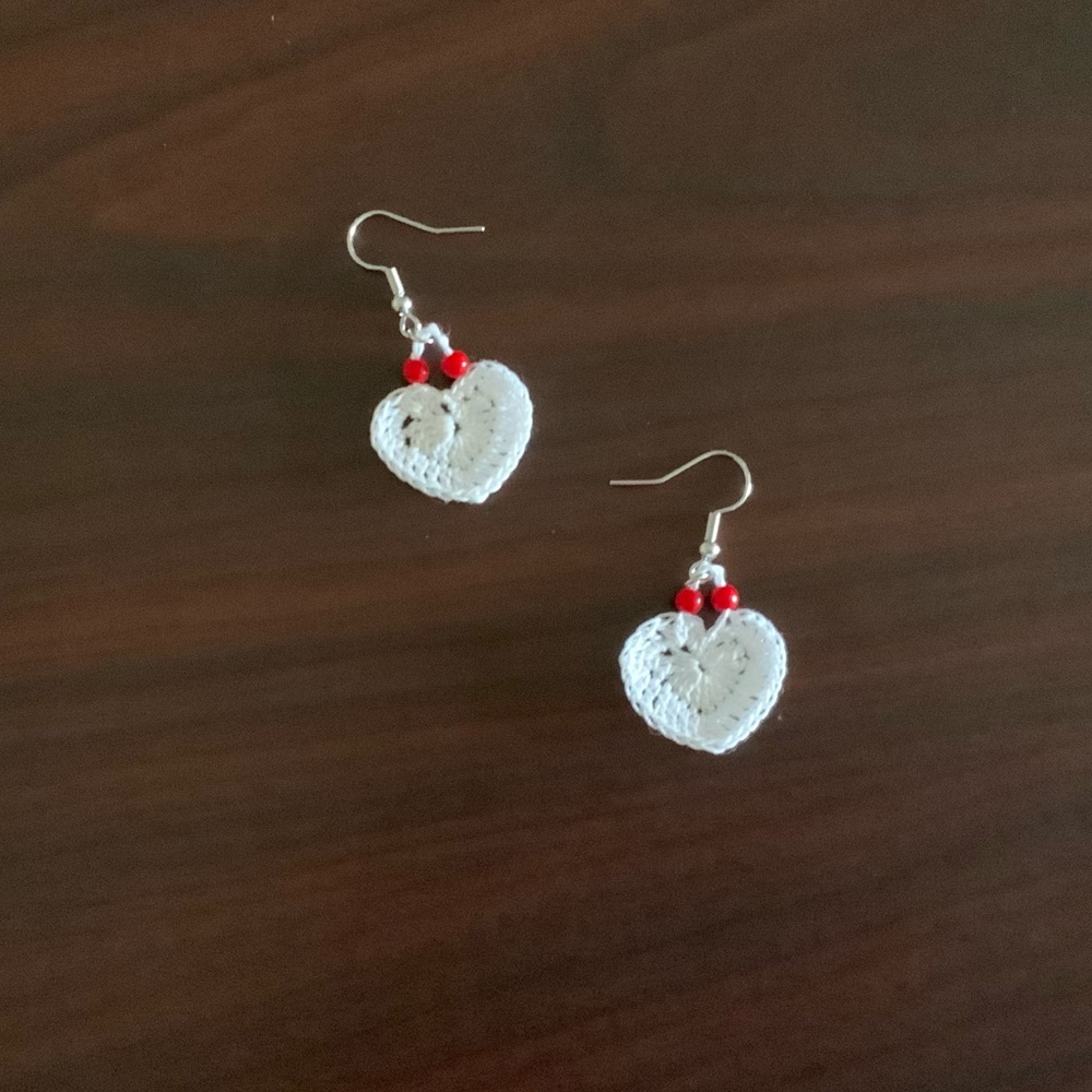 Handmade Heart Earrings